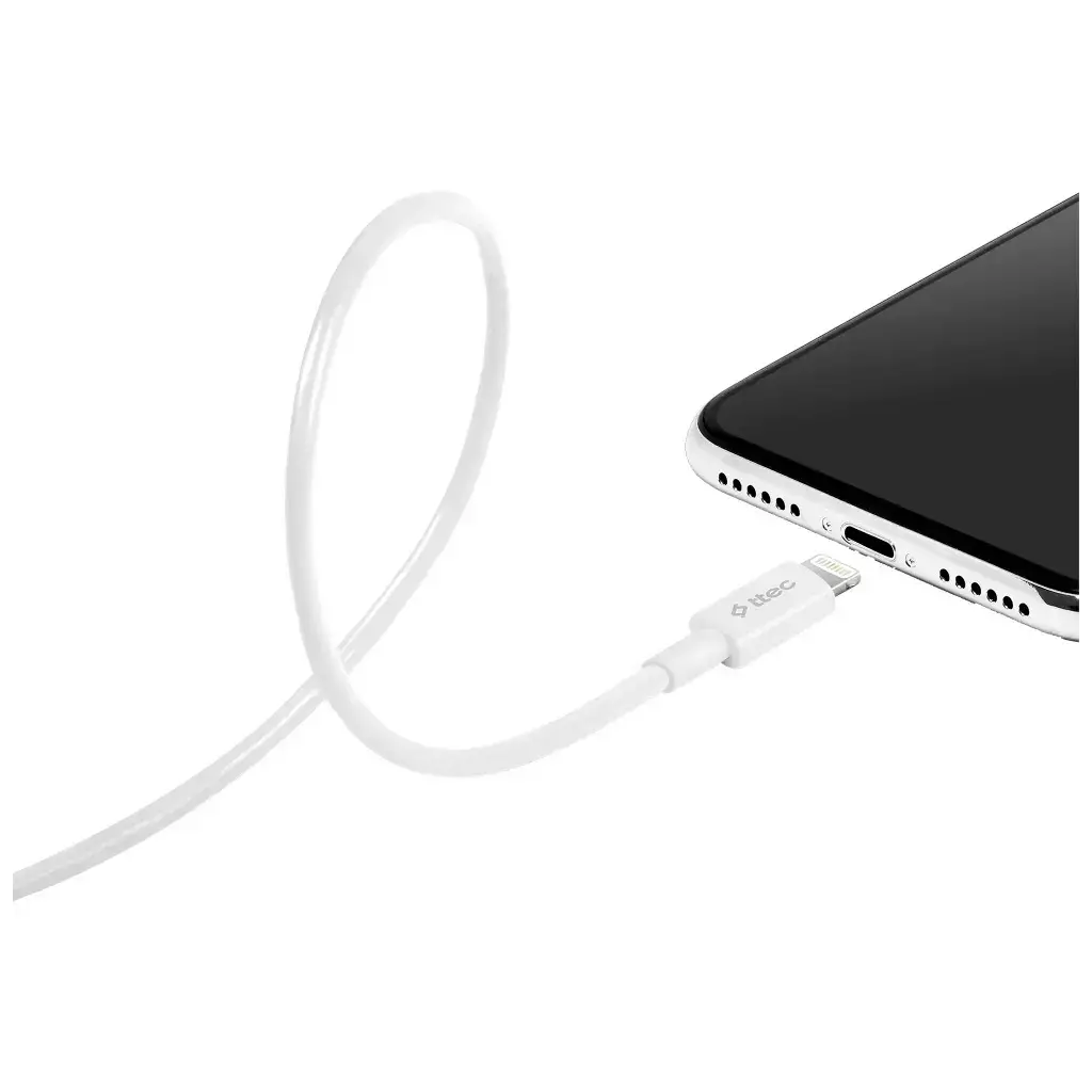 Кабель TTEC Lightning USB Charge Data Cable White купить,2990