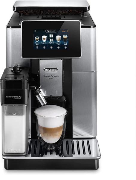 Кофемашина Delonghi ECAM 610.74.MB PrimaDonna Soul серебристая