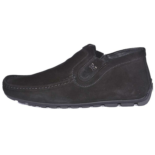 Ботинки Baldinini Moc.u.suede Nero Scarpe Uomo Pelle Fonde Gomma 00000068-38 38 Black