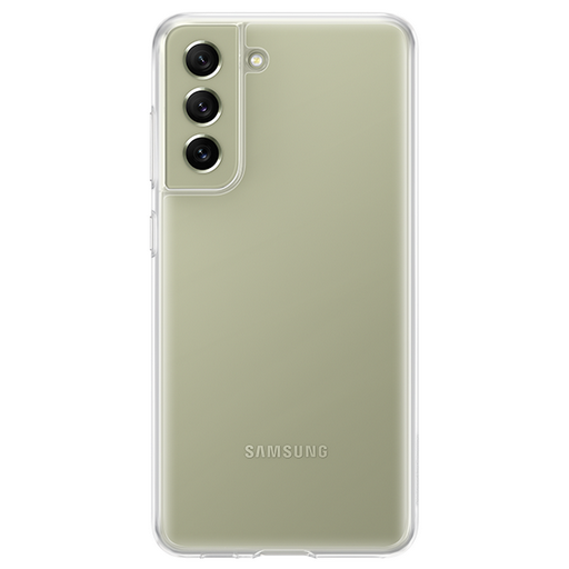 Чехол Samsung Silicone Cover для Galaxy S21 FE EF-QG990CTEGRU  прозрачный