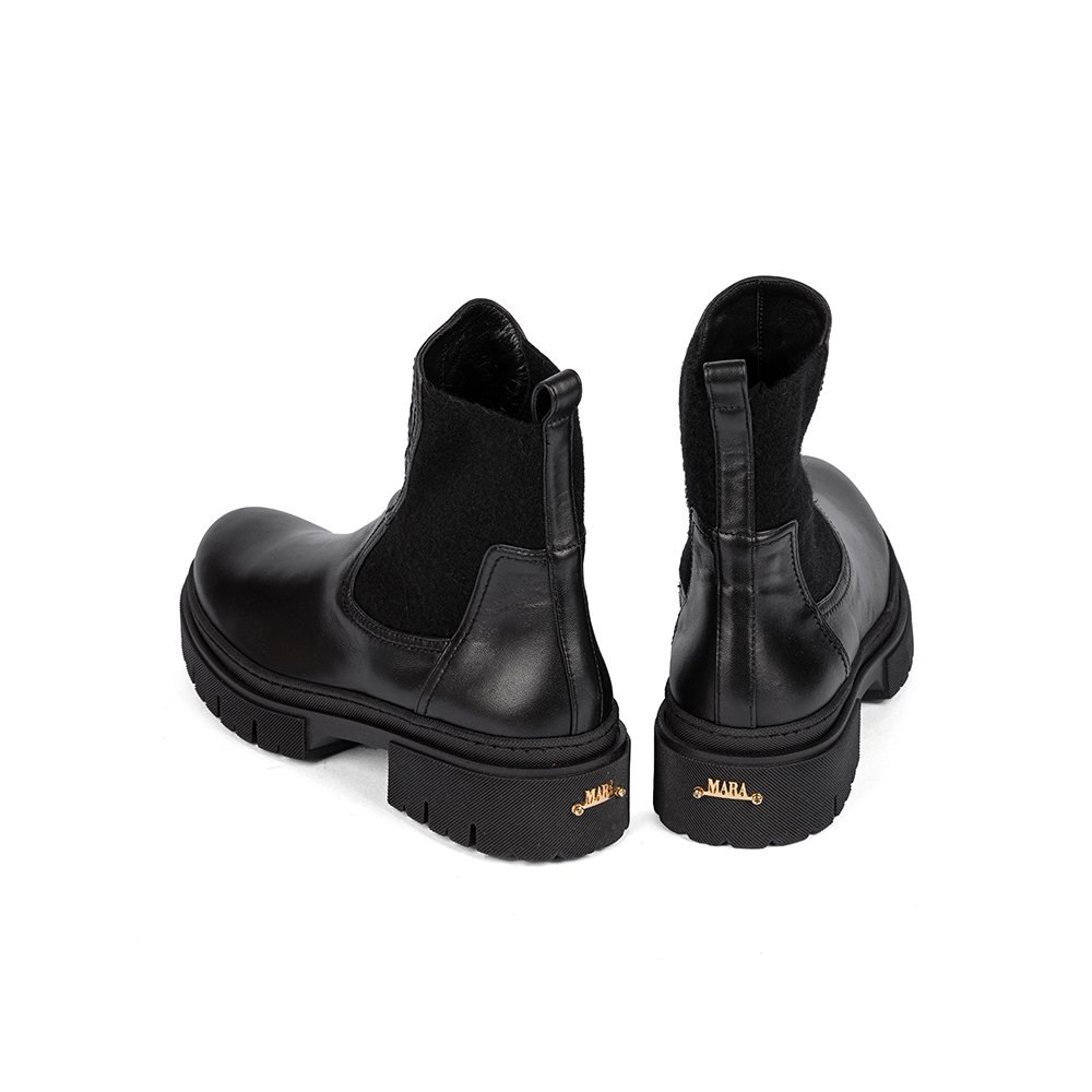 Ботинки Mara Nappa Nero 00002214 black 38 купить,178000