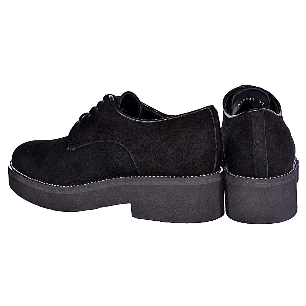 Ботинки Baldinini Sca.d.kidi Nero Scarpa Donna Pelle Fondo Gomma 00000697-385 38.5 купить,79567