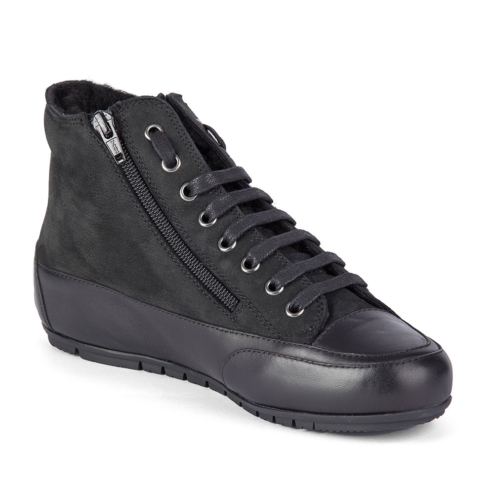 Ботинки Candice Cooper Plus Fur Tamponato Calf Nubuck 00001984-37 37 Black купить,0