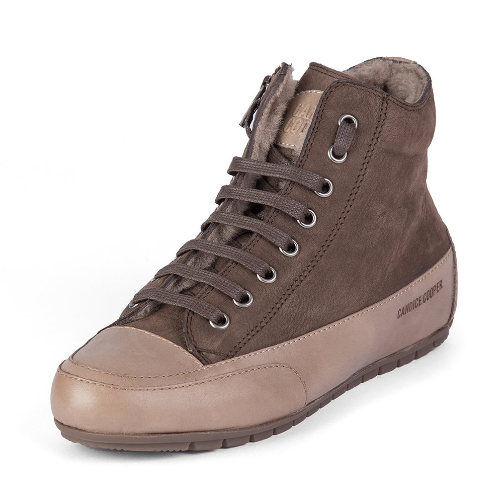 Ботинки Candice Cooper Plus Fur Tamponato Calf Nubuck Taupe-Dark 00001962-38 38 Brown