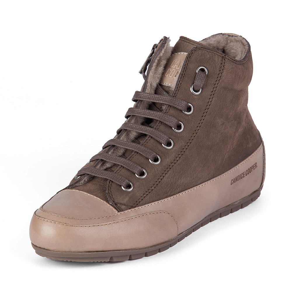 Ботинки Candice Cooper Plus Fur Tamponato Calf Nubuck Taupe-Dark 00001962-37 37 Brown