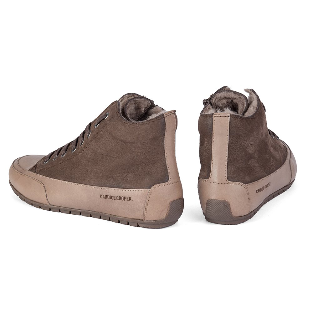 Ботинки Candice Cooper Plus Fur Tamponato Calf Nubuck Taupe-Dark 00001962-37 37 Brown купить,193200