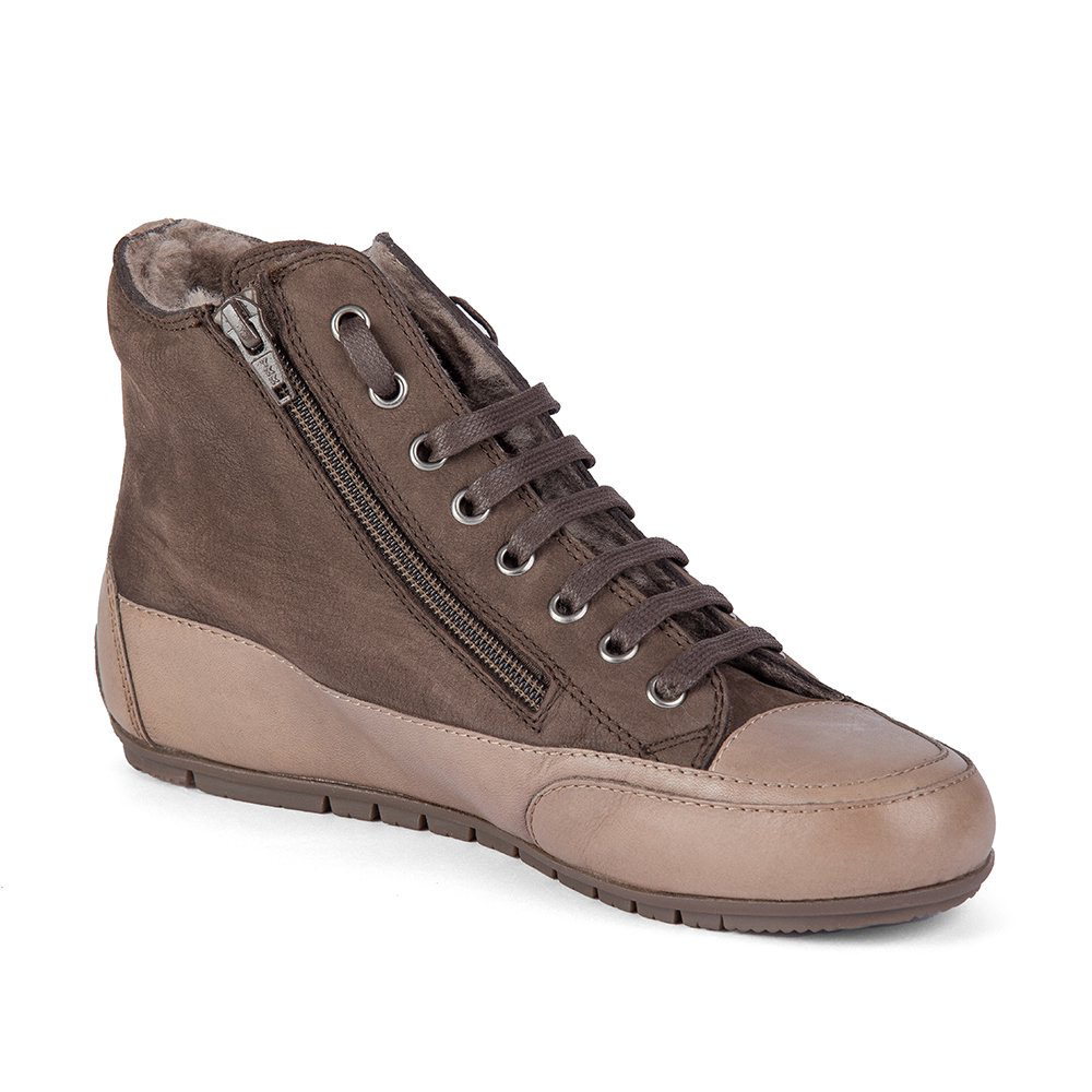 Ботинки Candice Cooper Plus Fur Tamponato Calf Nubuck Taupe-Dark 00001962-37 37 Brown купить,193200