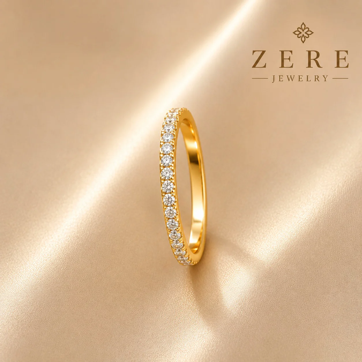 Кольцо Zere фианит, золото 585 0,99гр 16р - ForteMarket Кольцо Zere фианит, золото 585 0,99гр 16р купить,83150
