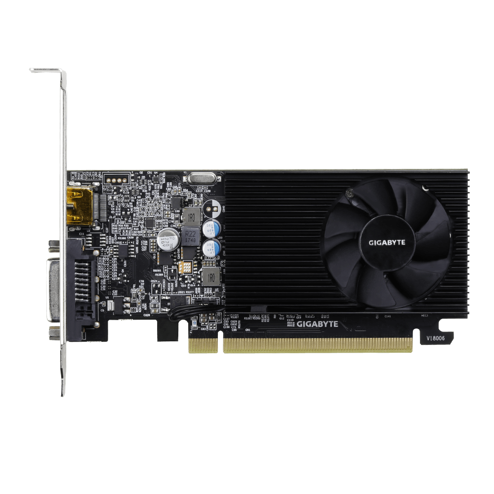 Видеокарта Gigabyte GT 1030 Low Profile D4 2Gb GV-N1030D4-2GL