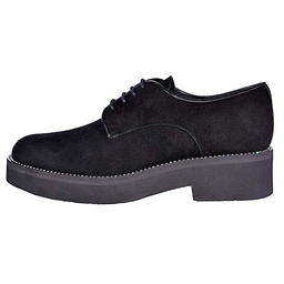 Ботинки Baldinini Sca.d.kidi Nero Scarpa Donna Pelle Fondo Gomma 00000697-385 38.5