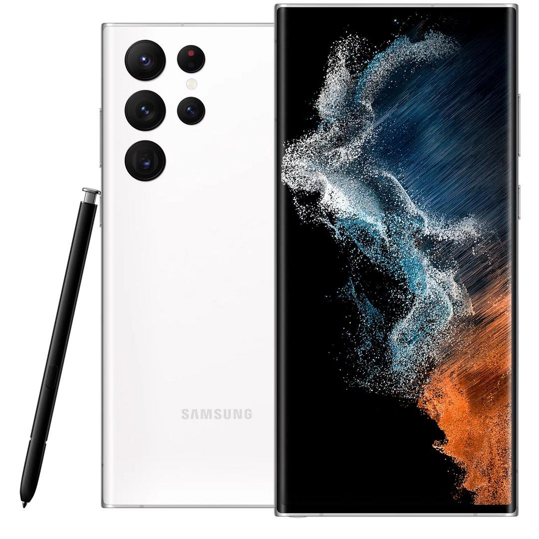 Смартфон Samsung Galaxy S22 Ultra 12/512GB Phantom White купить,NaN