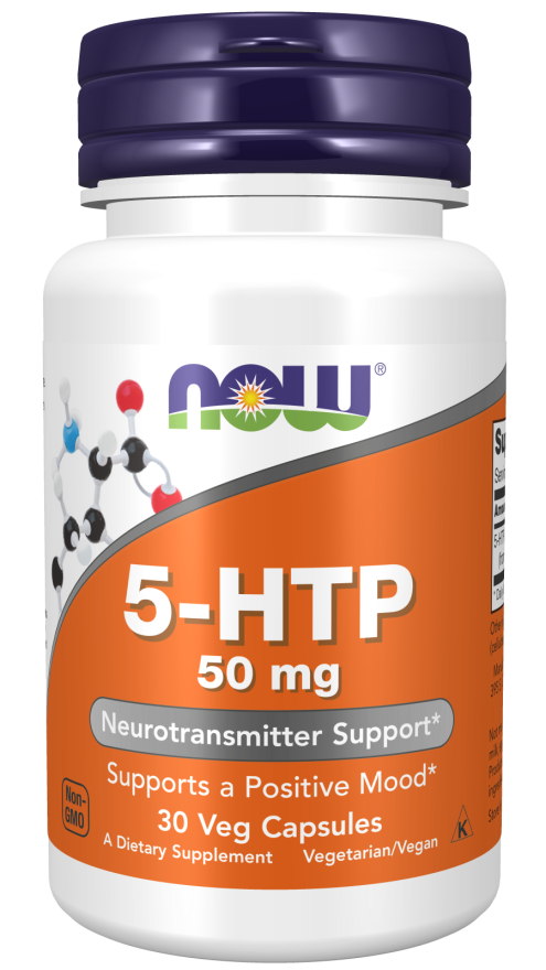 NOW 5-HTP 50 мг 30 шт капсулы купить,4500