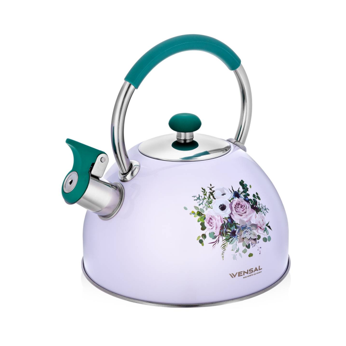 Чайник Vensal Provence VS3000 2,5л фиолетовый купить,NaN