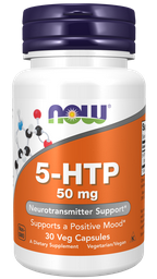 NOW 5-HTP 50 мг 30 шт капсулы