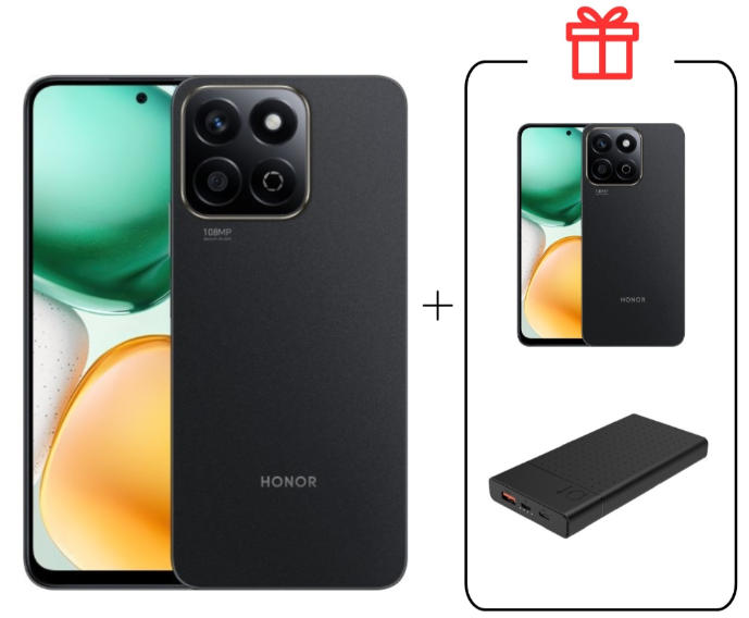 Смартфон Honor X7c 6/128Gb Midnight Black + подарок купить,174990