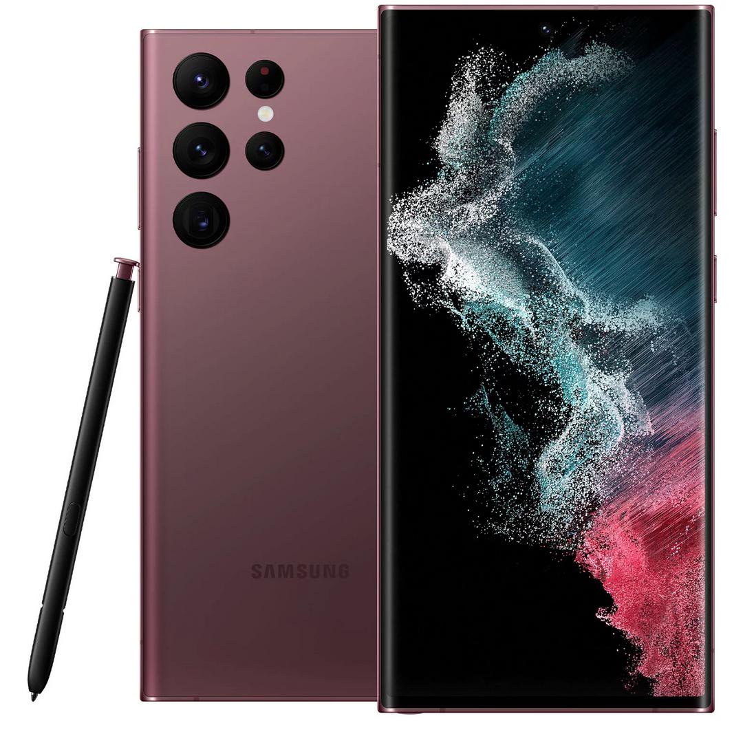 Смартфон Samsung Galaxy S22 Ultra 8/128GB Burgundy купить,NaN
