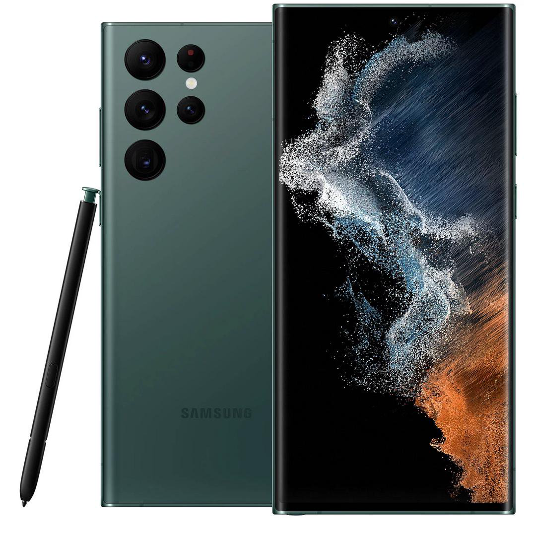Смартфон Samsung Galaxy S22 Ultra 12/512GB Green купить,NaN