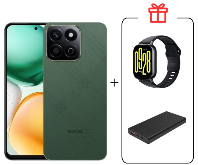 Смартфон Honor X7c 6/128Gb Forest Green + подарок купить,96990
