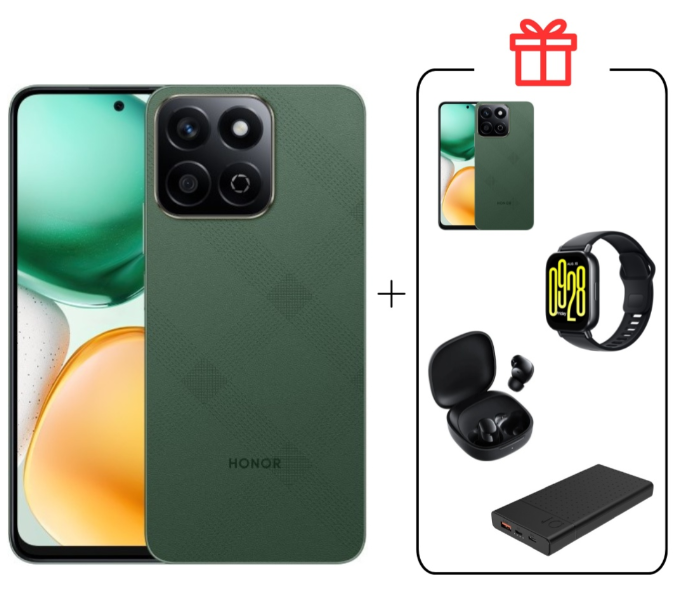 Смартфон Honor X7c 6/128Gb Forest Green + подарок купить,186990