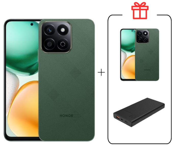 Смартфон Honor X7c 6/128Gb Forest Green + подарок купить,174990