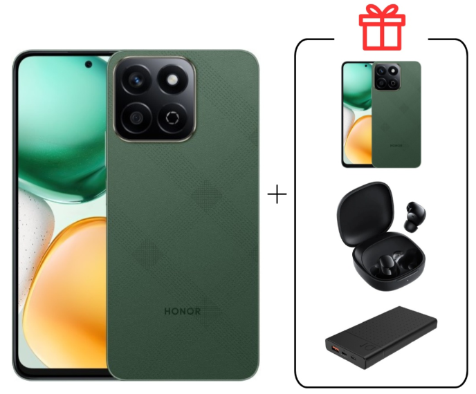 Смартфон Honor X7c 8/256Gb Forest Green + подарок