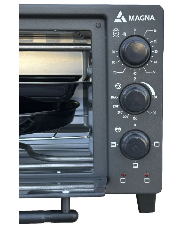 Электропечь Magna MF3215-08BM/3 черная - ForteMarket Электропечь Magna MF3215-08BM/3 черная купить,0