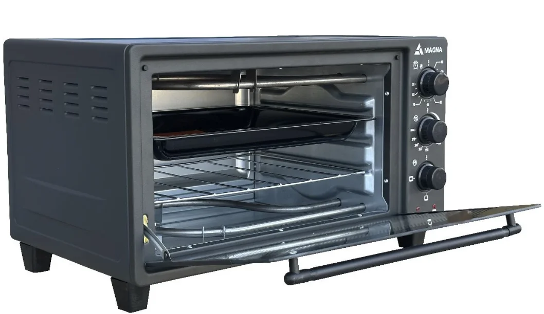 Электропечь Magna MF3215-08BM/3 черная - ForteMarket Электропечь Magna MF3215-08BM/3 черная купить,0
