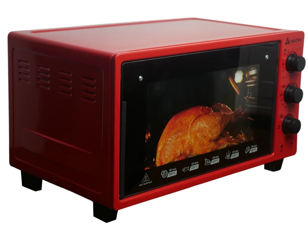 Электропечь Magna MF3215-04RD/8 красная - ForteMarket Электропечь Magna MF3215-04RD/8 красная купить,0