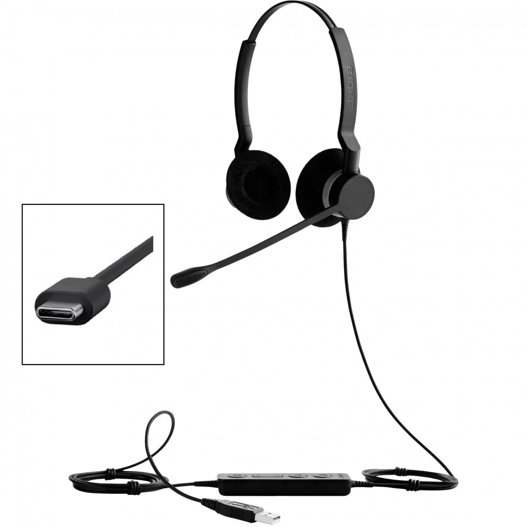 Гарнитура Jabra Biz 2300 USB Duo MS Black купить,NaN