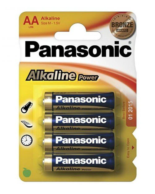 Батарейка щелочная Panasonic Alkaline Power AA/4B купить,NaN