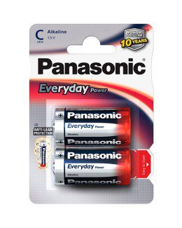 Батарейки Panasonic Every Day Power C/2B 1.5Vx2 купить,NaN