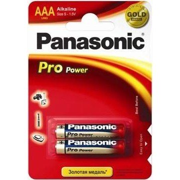 Батарейка щелочная Panasonic Pro Power AAA/2B  купить,NaN