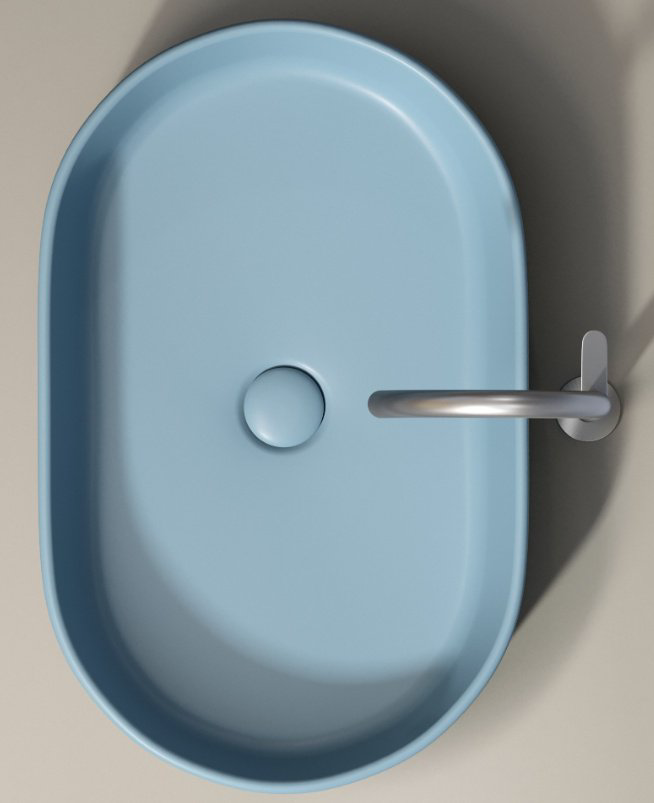 Раковина Ceramicanova CN6048ML накладная овальная 60, санфарфор купить,300300