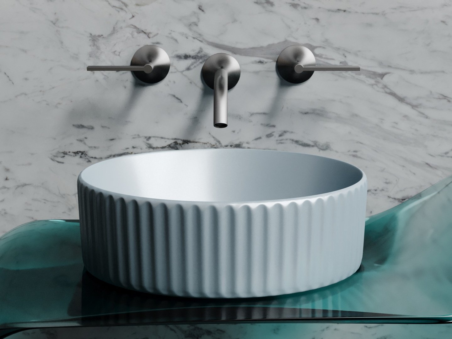 Раковина Ceramicanova Element накладная круглая 36, санфарфор