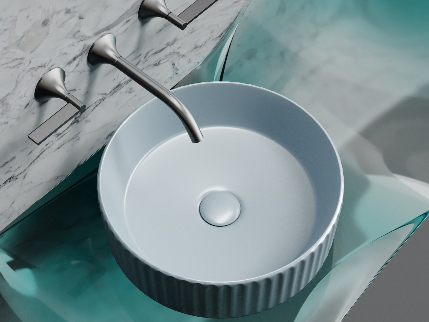 Раковина Ceramicanova Element накладная круглая 36, санфарфор купить,294221