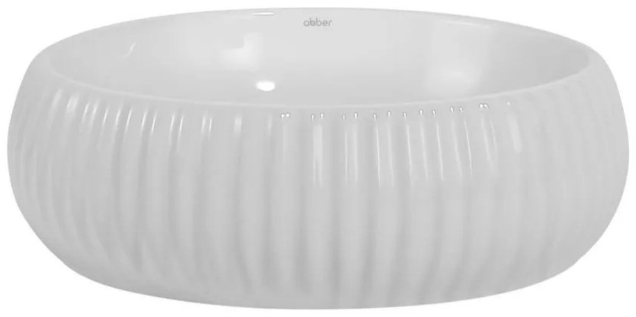 Раковина Abber AC2115 накладная круглая 40.5 см, фаянс