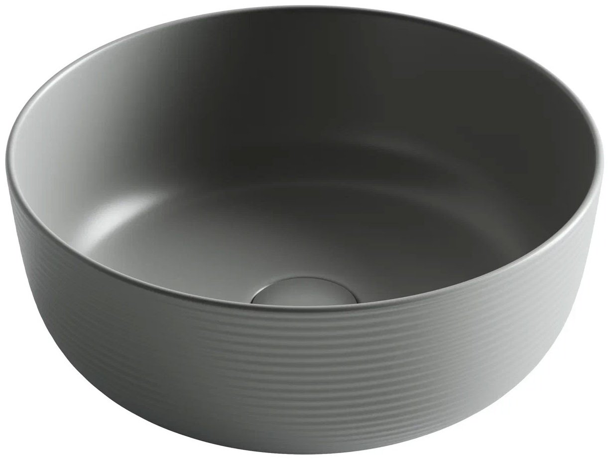 Раковина Ceramicanova CN6073MH накладная круглая 35.6, фаянс