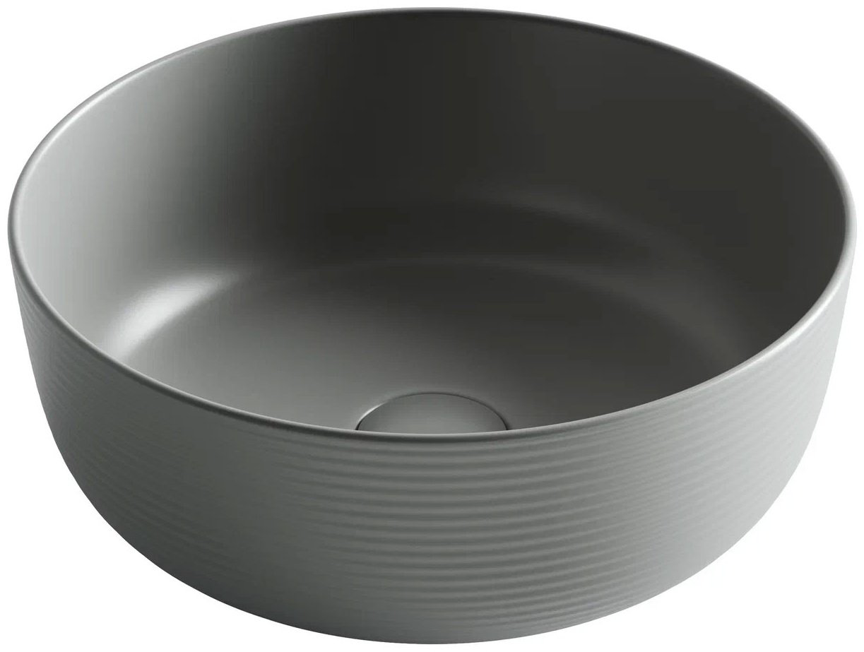 Раковина Ceramicanova CN6073MH накладная круглая 35.6, фаянс купить,153827