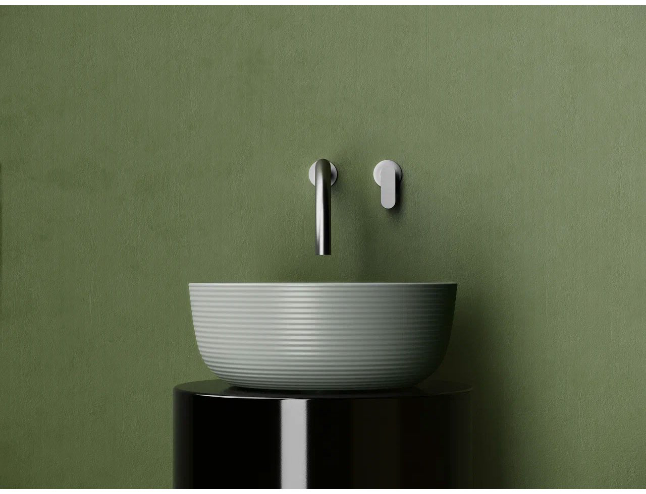 Раковина Ceramicanova CN6073MH накладная круглая 35.6, фаянс купить,153827