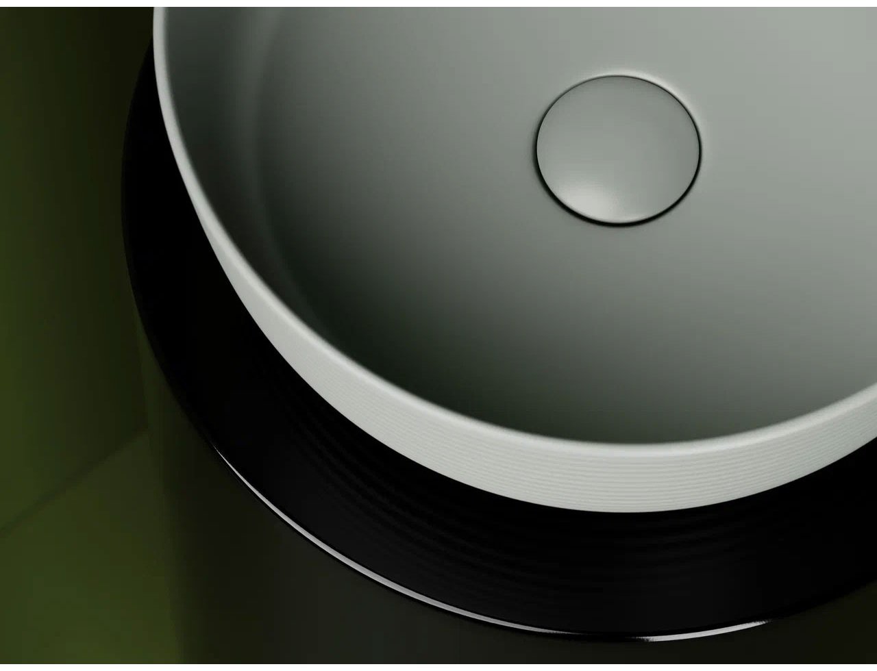 Раковина Ceramicanova CN6073MH накладная круглая 35.6, фаянс