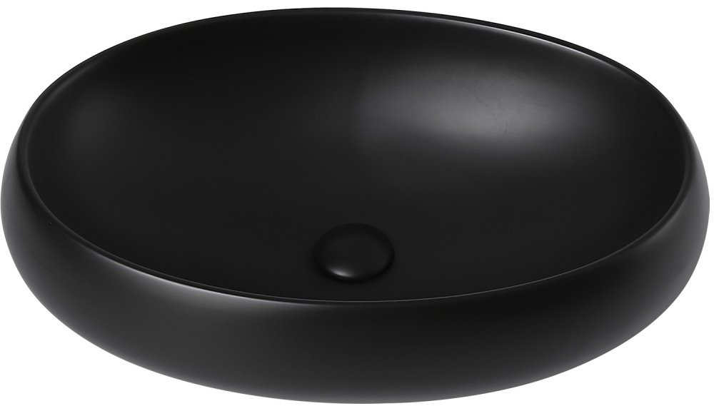 Раковина накладная 60 см Abber Bequem AC2102MB - ForteMarket Раковина накладная 60 см Abber Bequem AC2102MB купить,72930