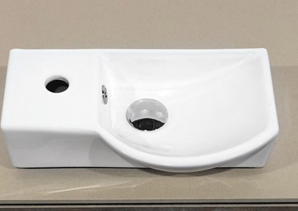 Раковина Comforty 7947AR подвесная нестандартная 40, санфарфор купить,48854