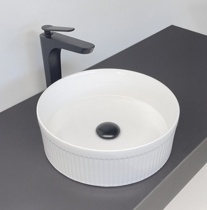 Раковина Comforty CF178760 накладная круглая 35.5, санфарфор купить,NaN