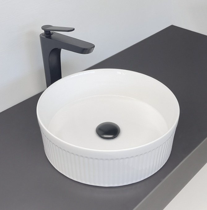 Раковина Comforty CF178760 накладная круглая 35.5, санфарфор купить,NaN