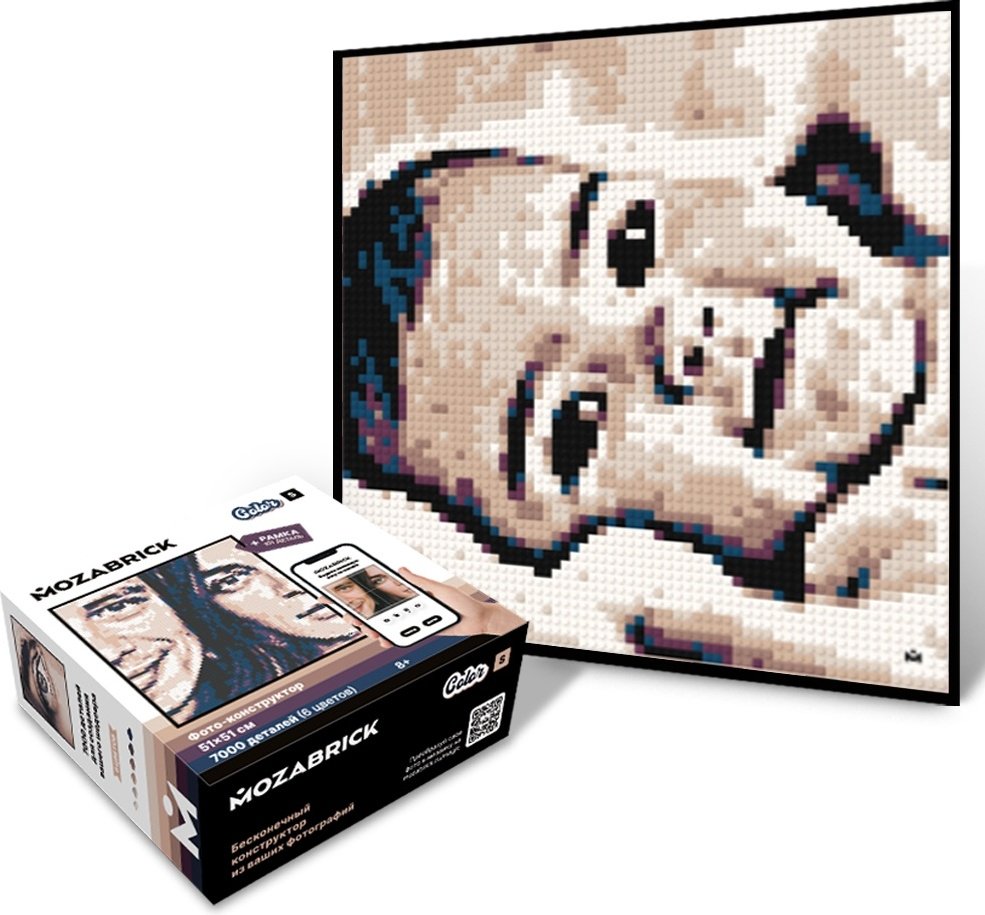 Конструктор MOZABRICK COLOR S, деталей 7000 шт