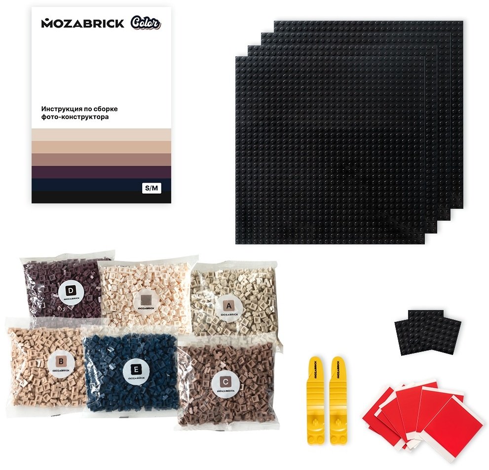 Конструктор MOZABRICK COLOR S, деталей 7000 шт купить,NaN