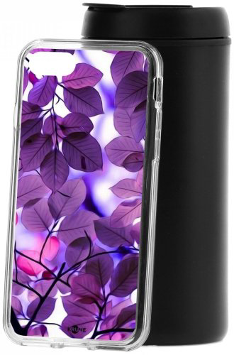 Чехол КRUЧЕ Purple leaves для iPhone 7 купить,NaN