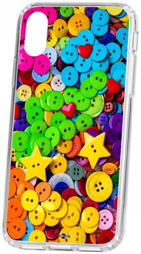 Чехол КRUЧЕ Пуговки для Apple iPhone X/XS купить,NaN