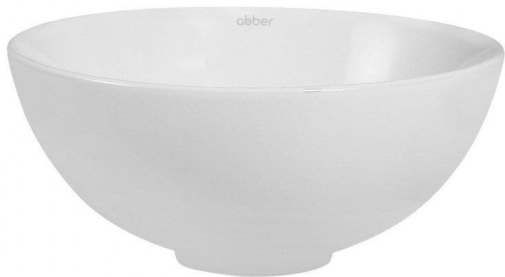Раковина Abber AC2106 накладная круглая 32х32 мм, фаянс купить,121489