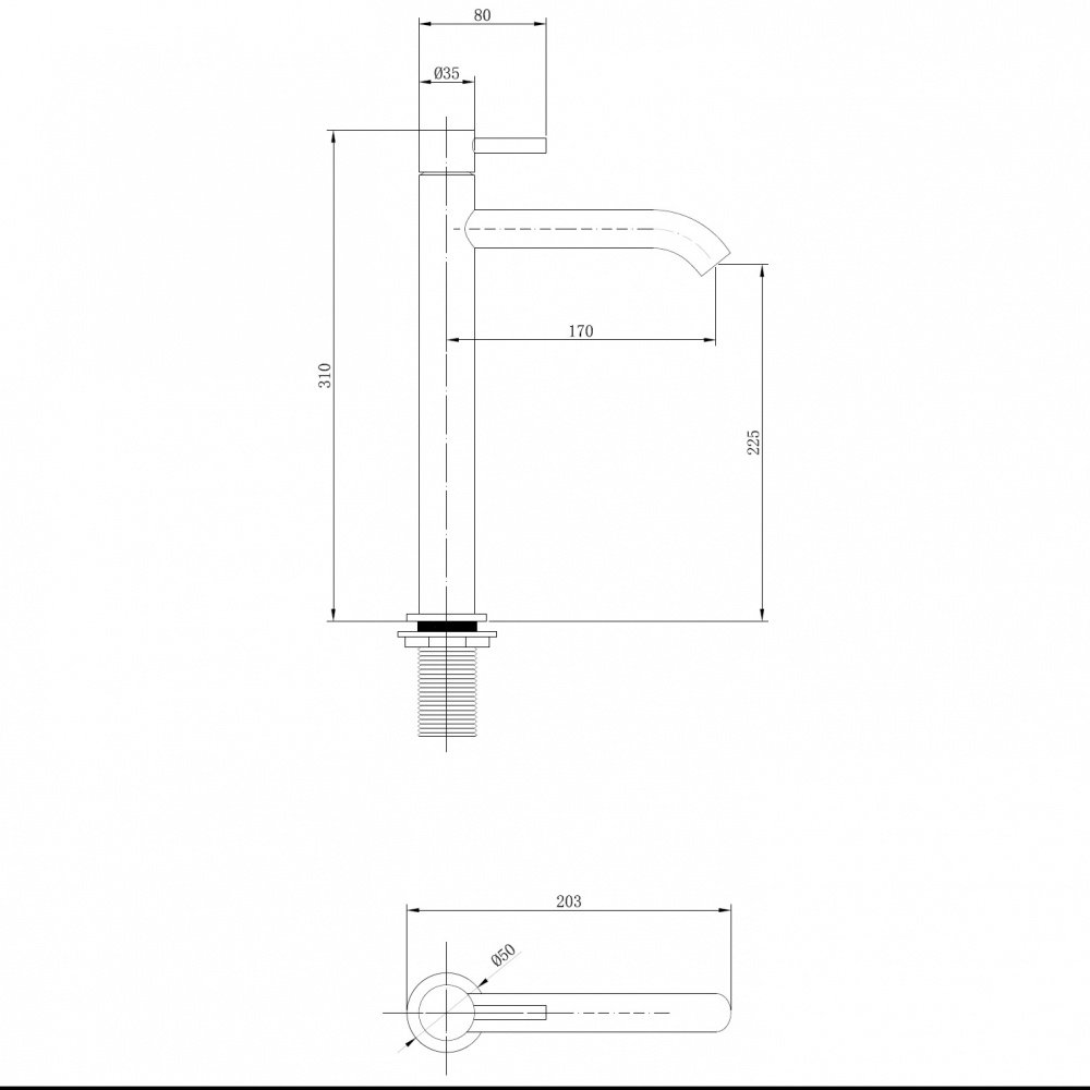 Раковина Abber AC2106 накладная круглая 32х32 мм, фаянс